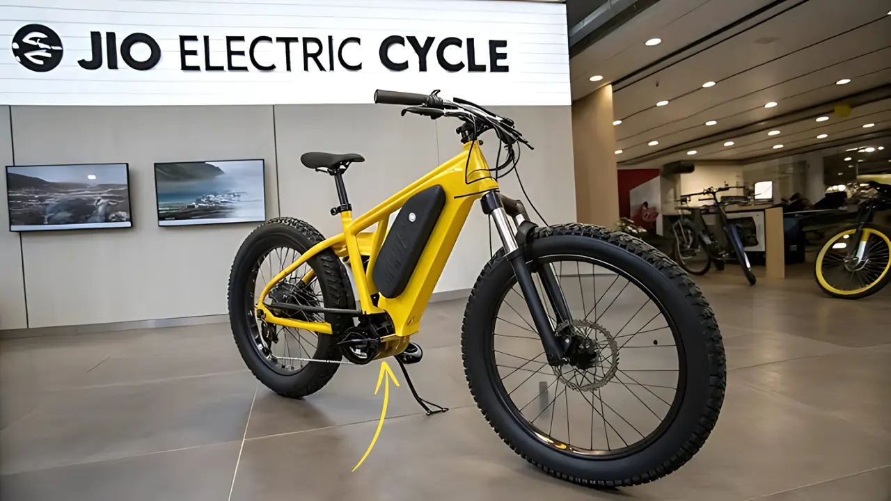 Jio Green E-Cycle with Disc Brakes
